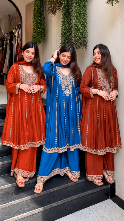 Vidhani Beads Embroidered Anarkali Suit Set