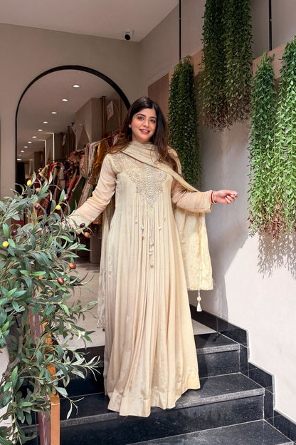 Sairika Embroidered Anarkali with Dupatta