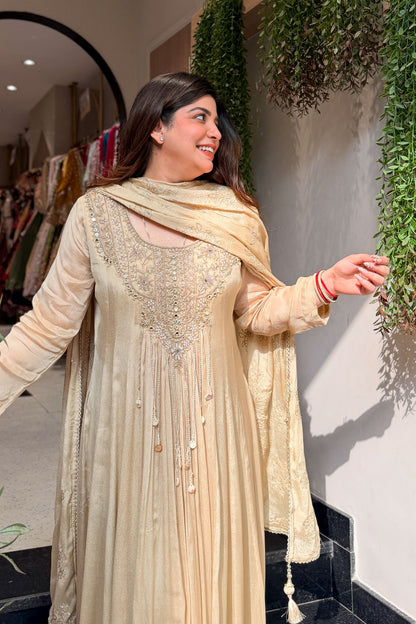 Sairika Embroidered Anarkali with Dupatta