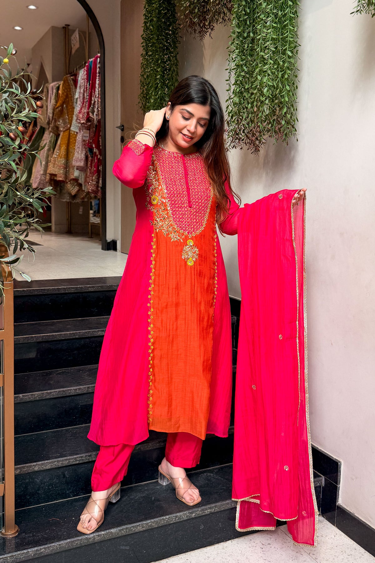 Sharika Embroidered Suit Set