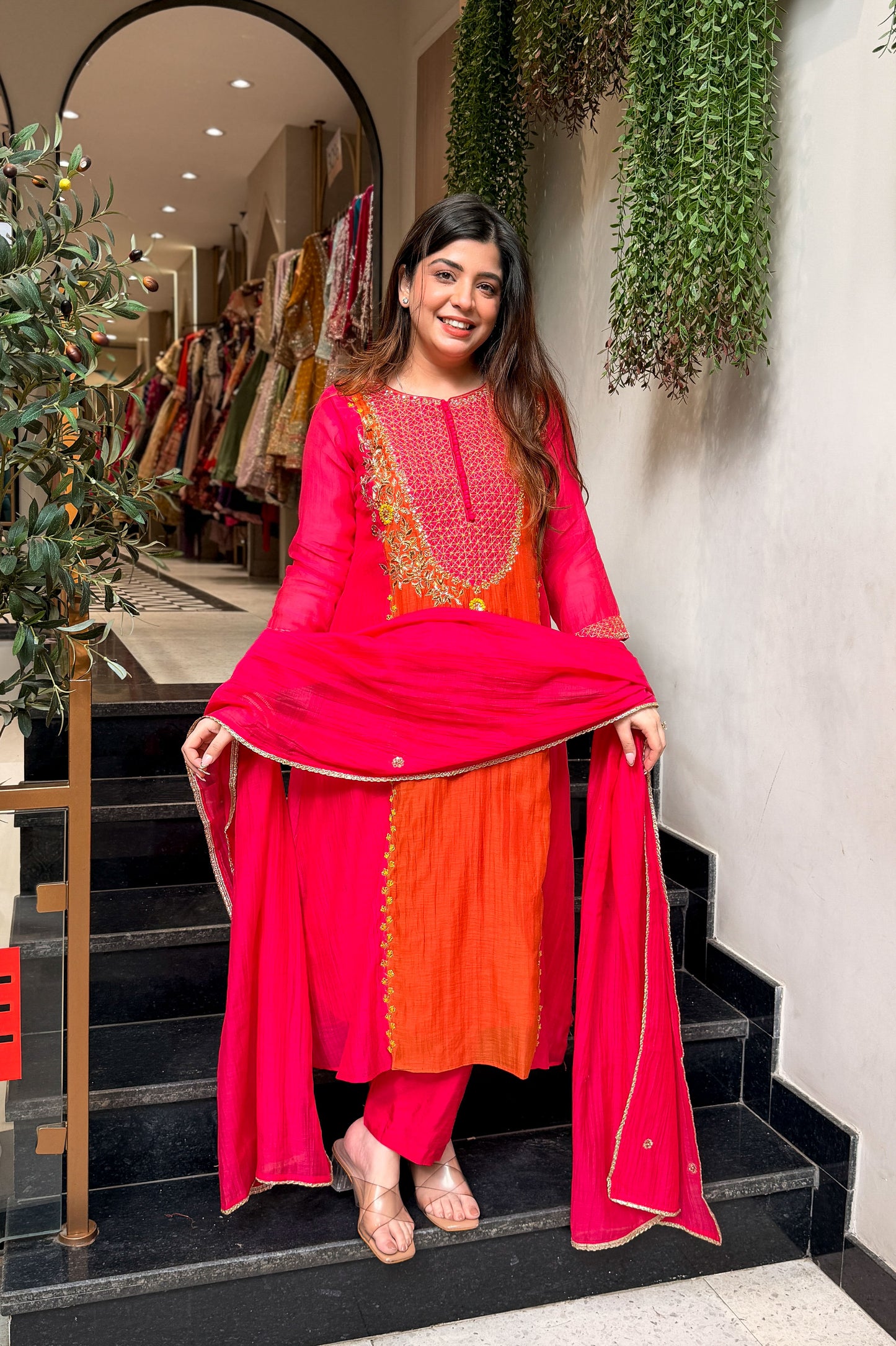 Sharika Embroidered Suit Set
