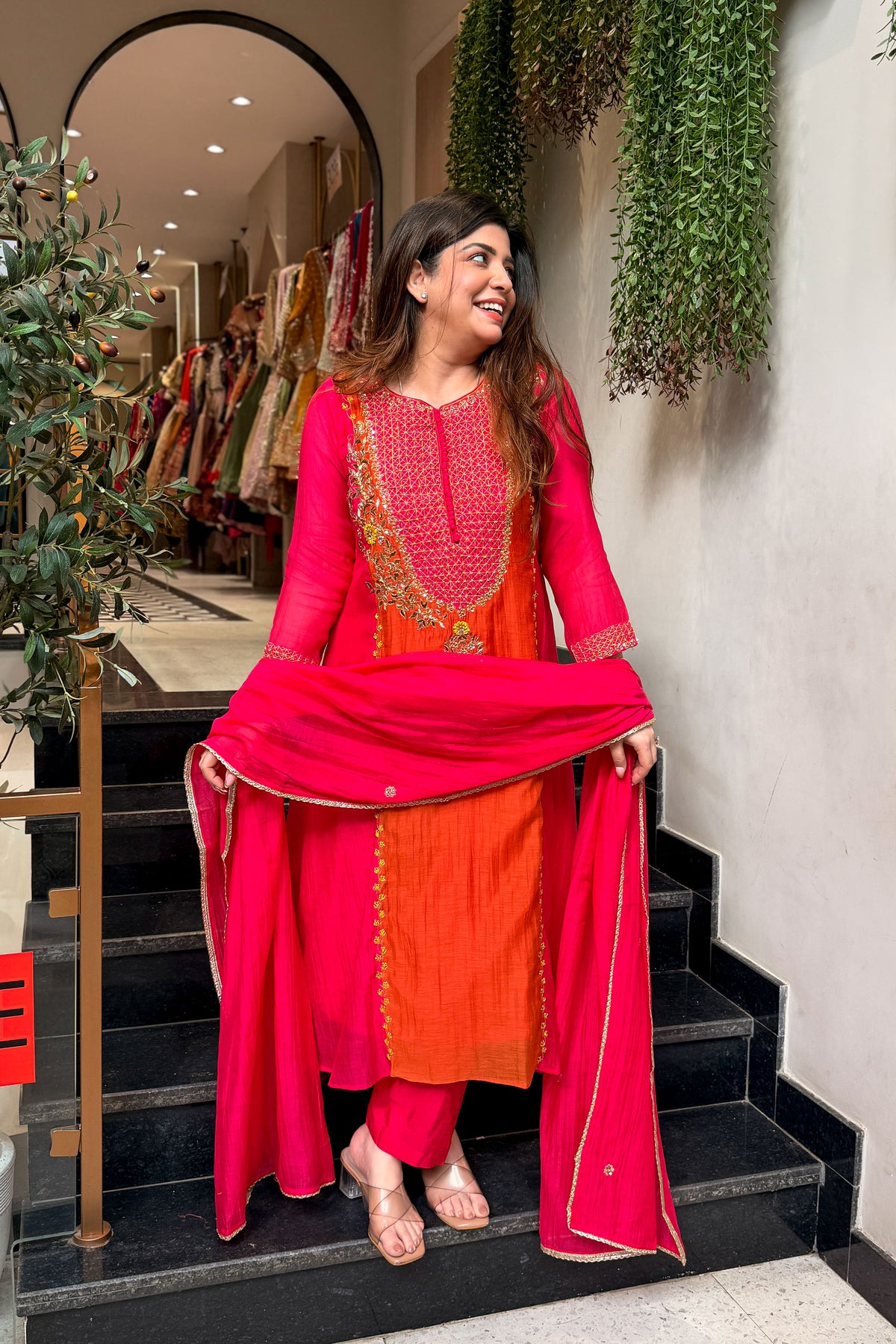 Sharika Embroidered Suit Set