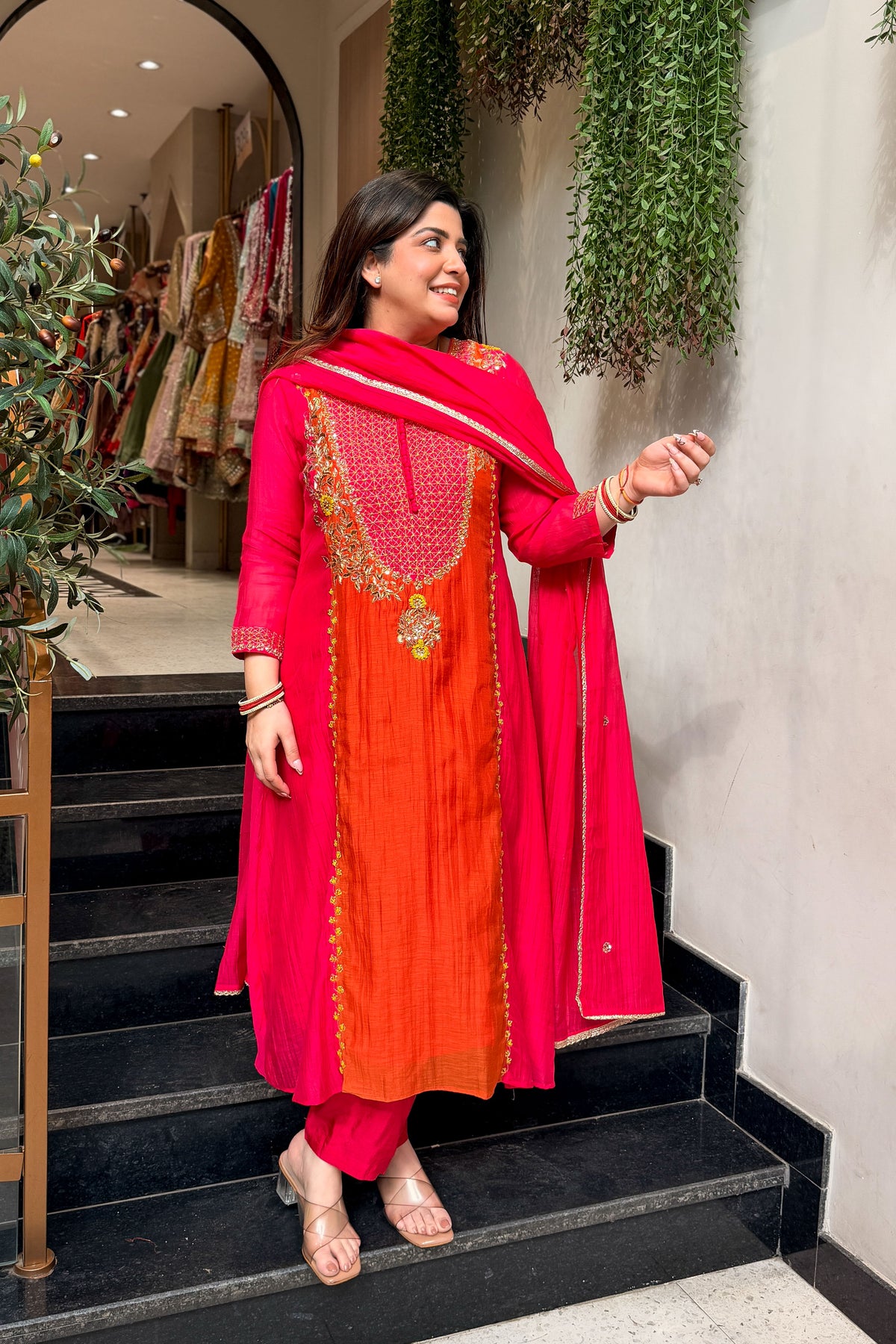 Sharika Embroidered Suit Set