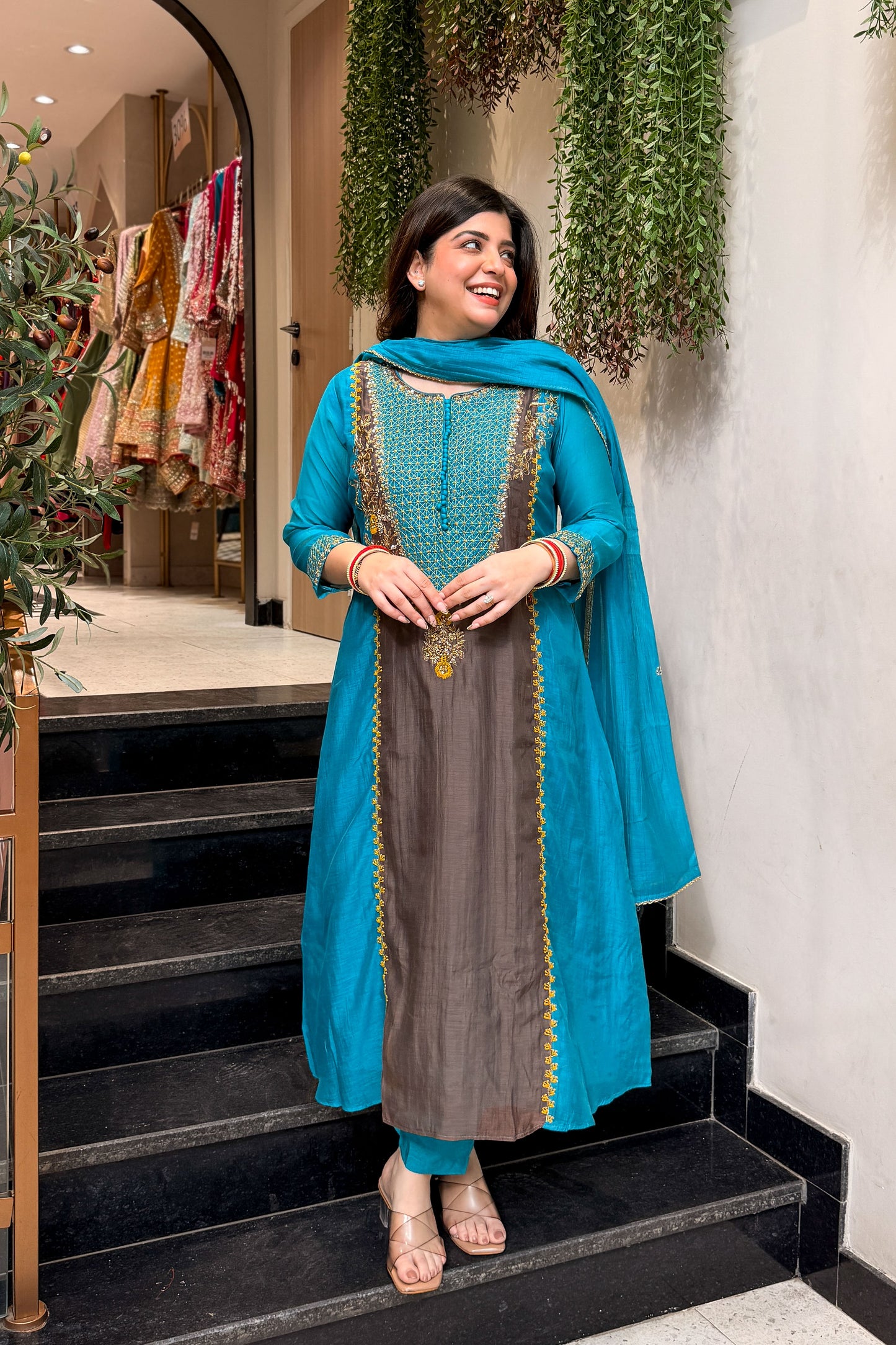 Sharika Embroidered Suit Set