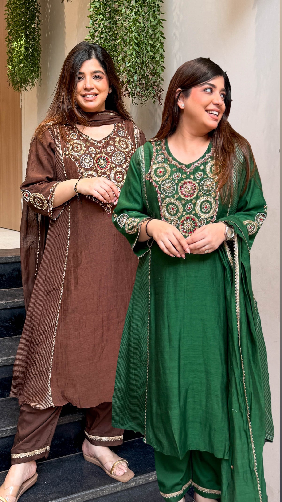 Shavika Hand Embroidered Suit Set