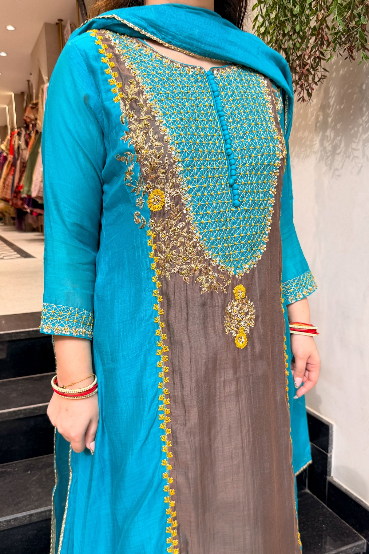 Sharika Embroidered Suit Set
