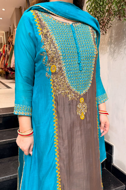 Sharika Embroidered Suit Set