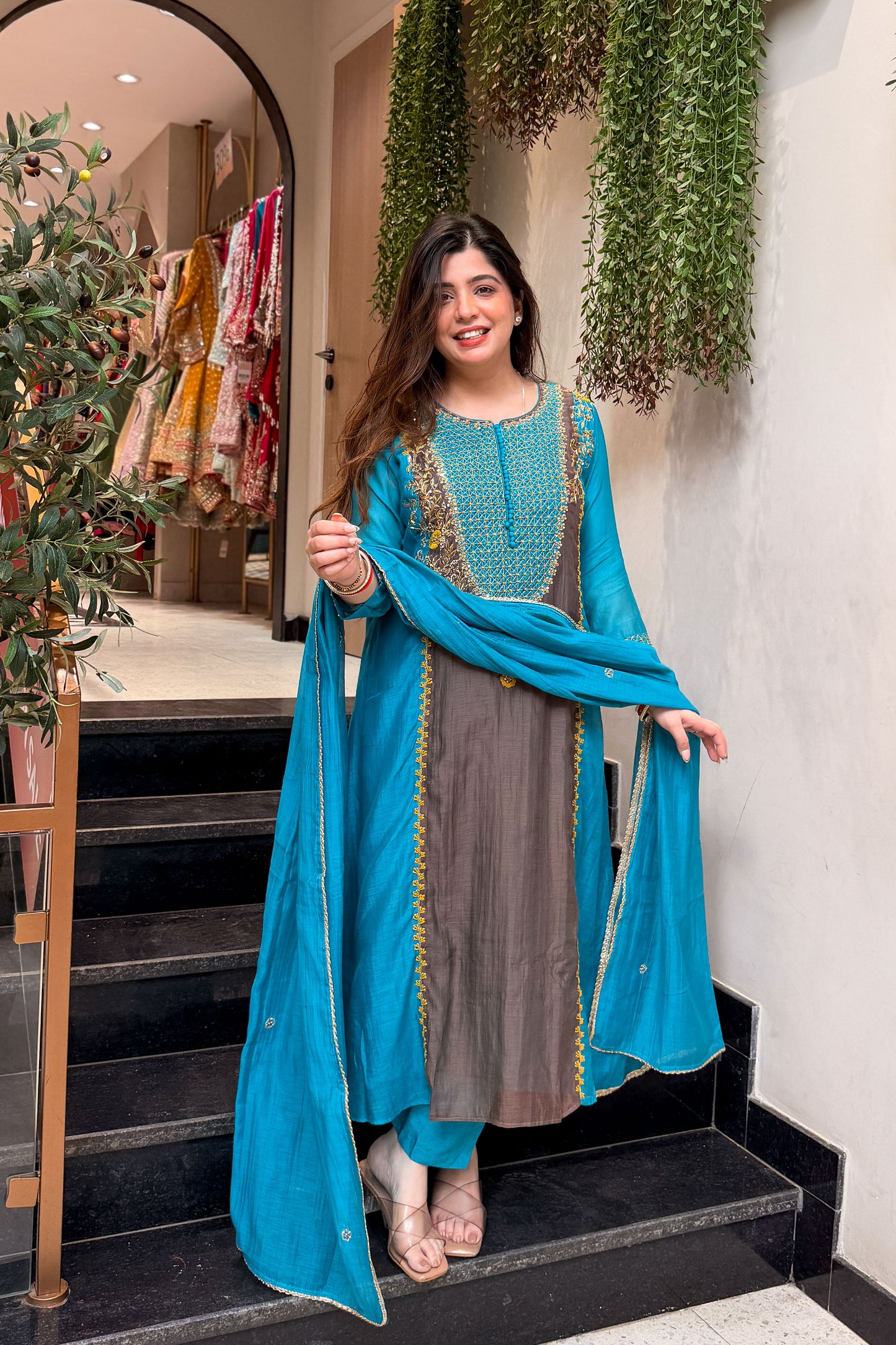 Sharika Embroidered Suit Set