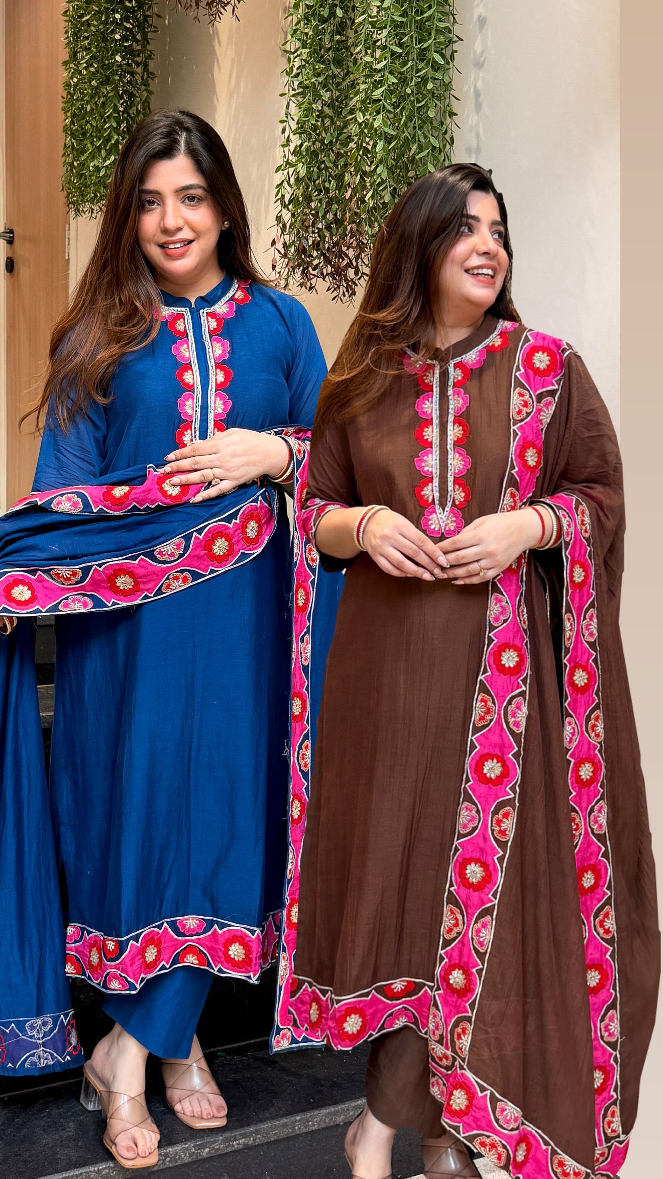 Krishi Floral Embroidered Suit Set