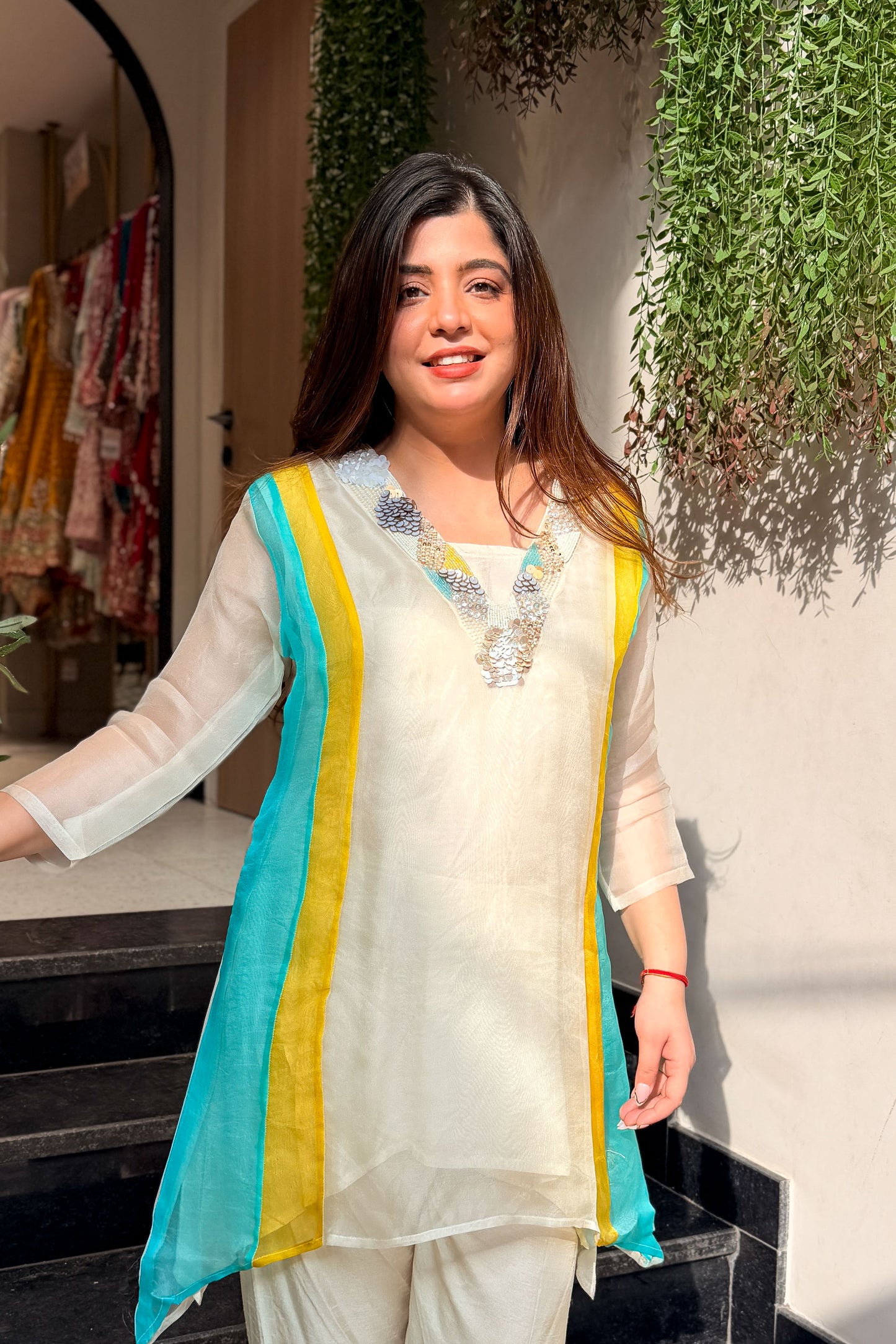 Alvisha Embroidered Co ord Set