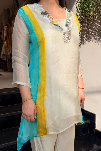 Alvisha Embroidered Co ord Set