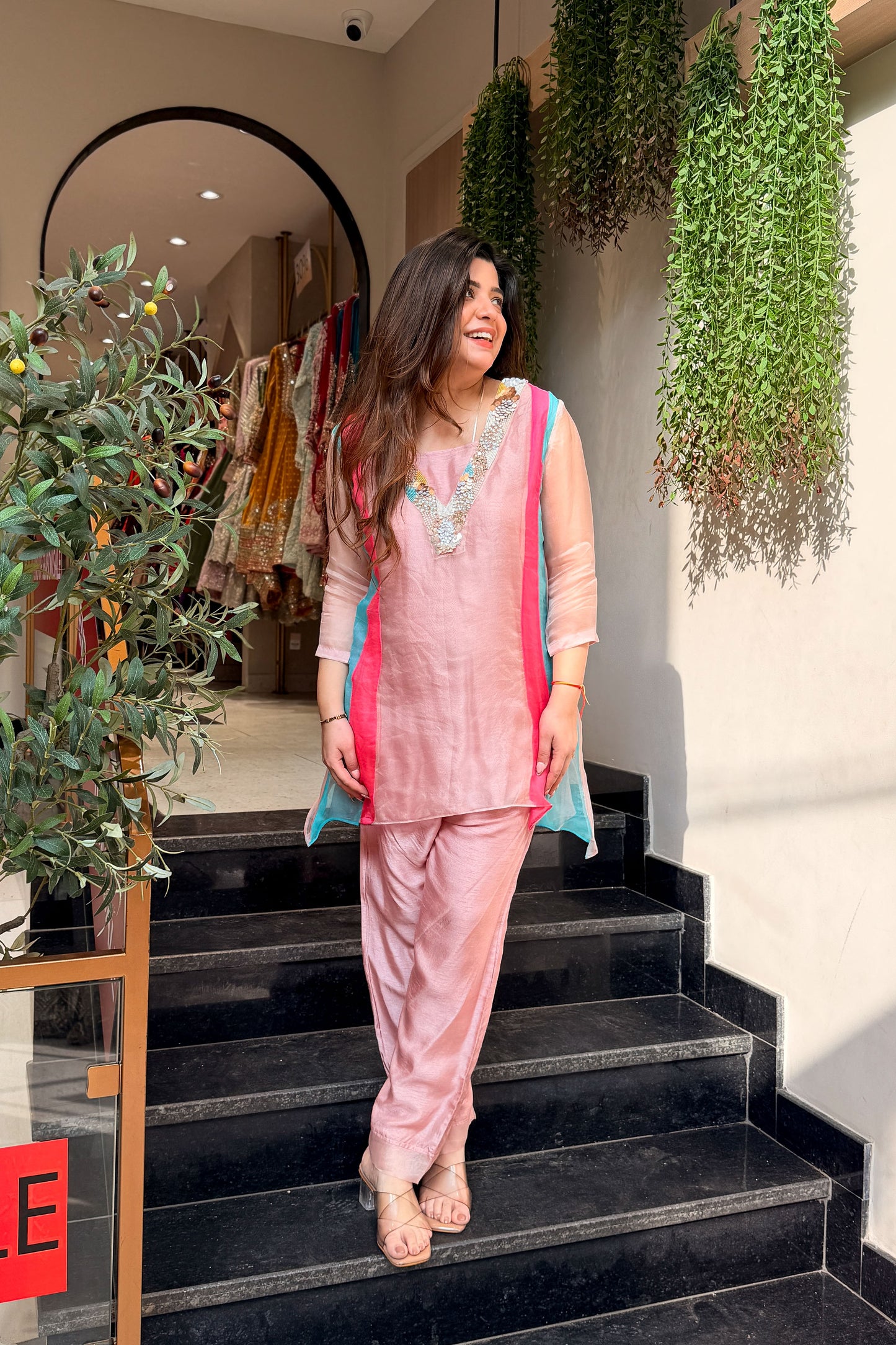 Alvisha Embroidered Co ord Set