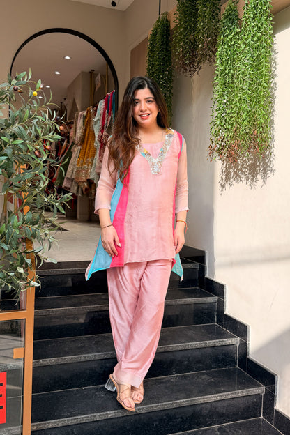 Alvisha Embroidered Co ord Set