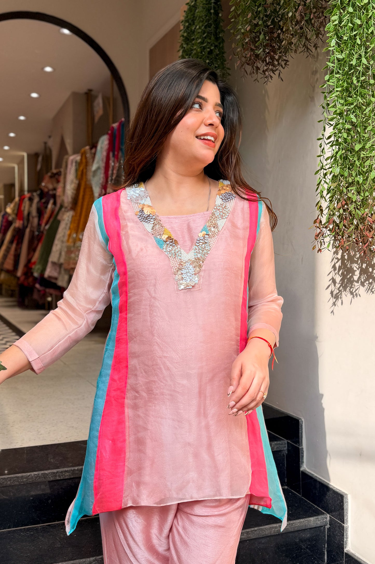 Alvisha Embroidered Co ord Set