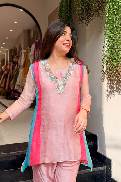 Alvisha Embroidered Co ord Set