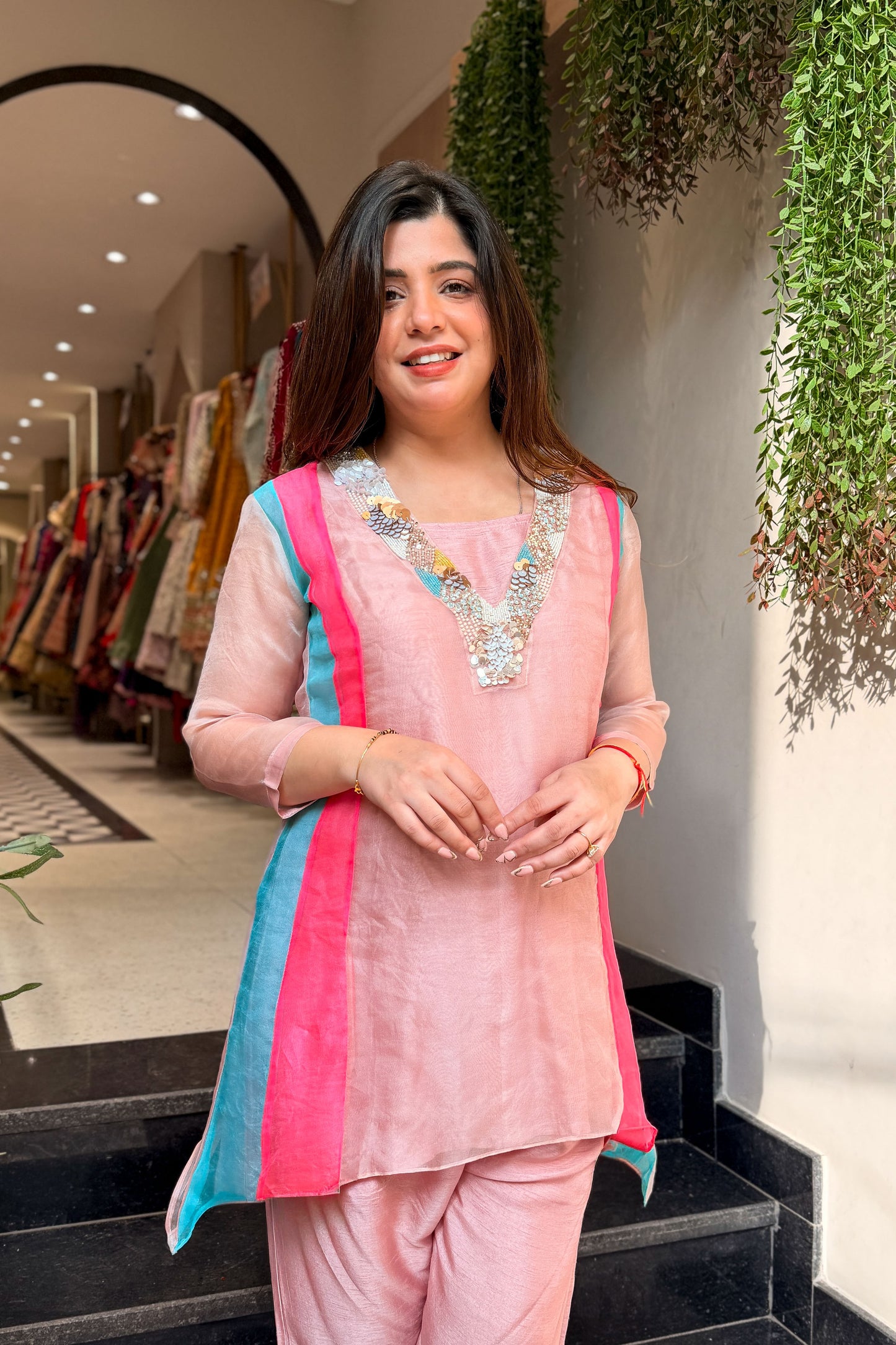 Alvisha Embroidered Co ord Set
