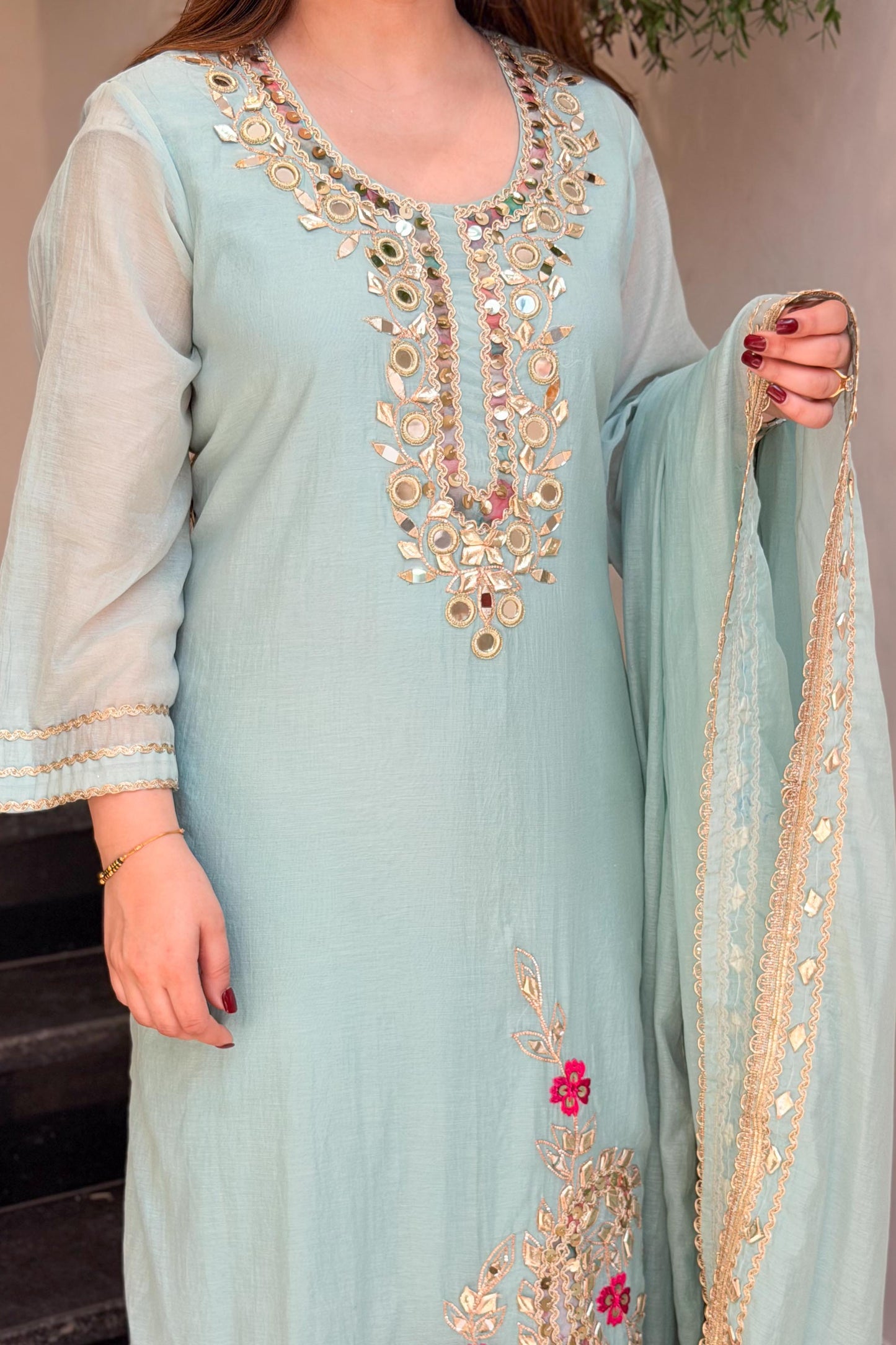 Shreen Mirror and Gotta Detailing Suit Set