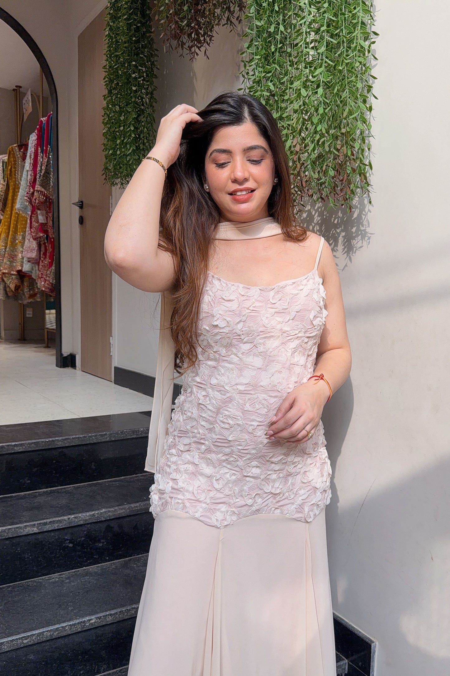 Vienna Floral Detailing Dress
