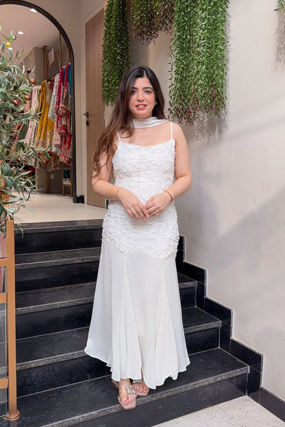 Vienna Floral Detailing Dress
