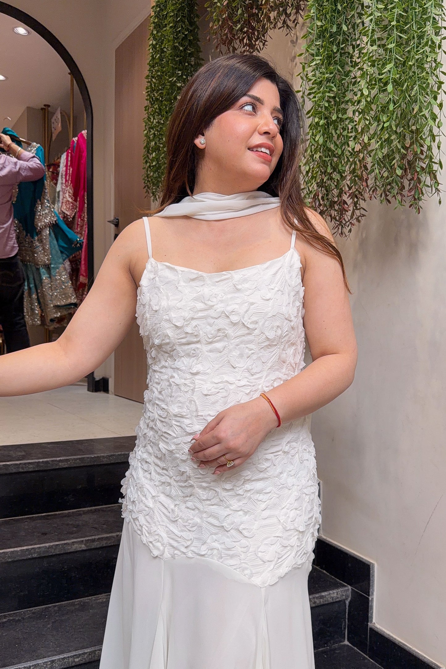 Vienna Floral Detailing Dress
