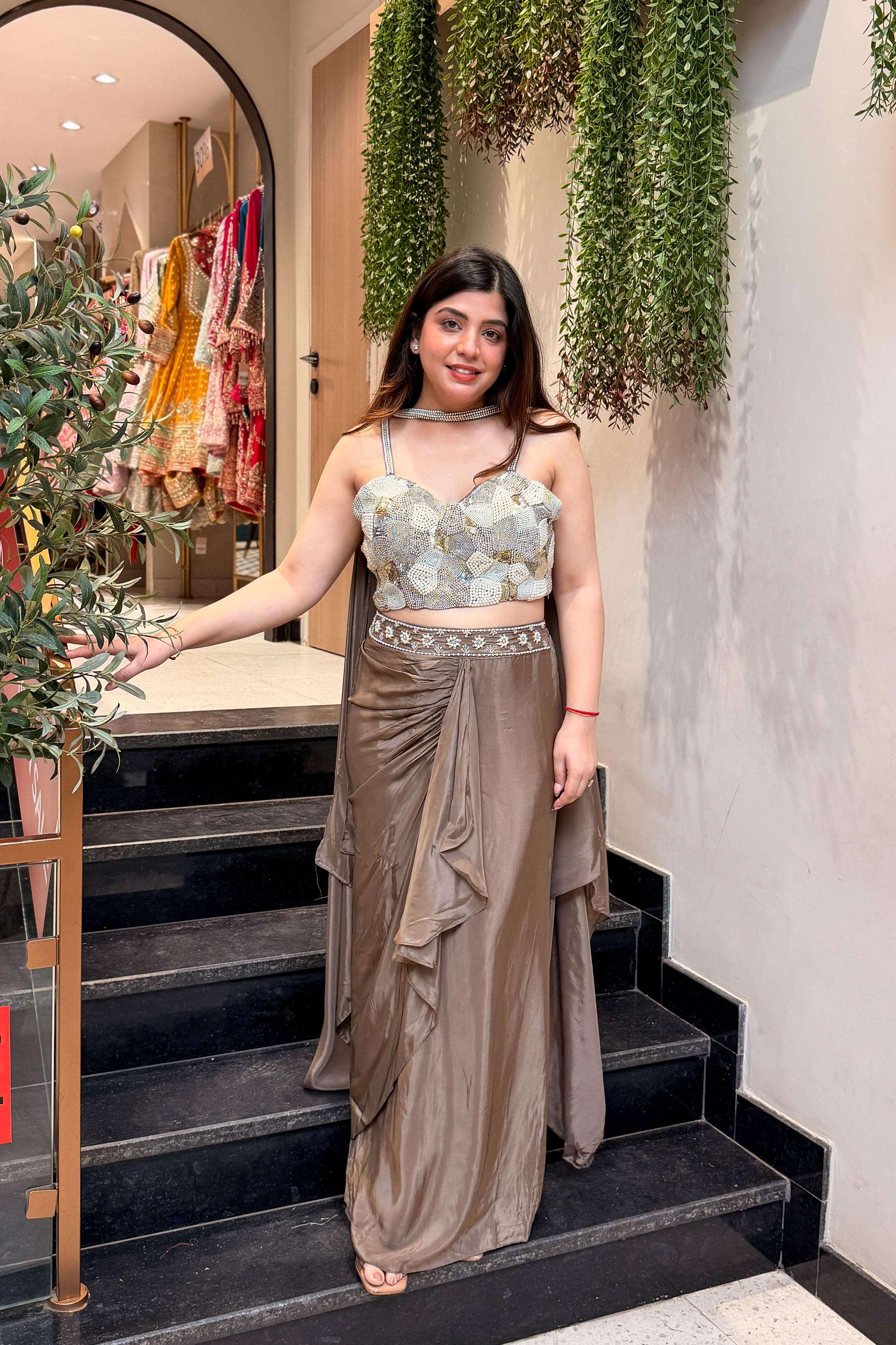 Rudrika Embroidered Skirt Set