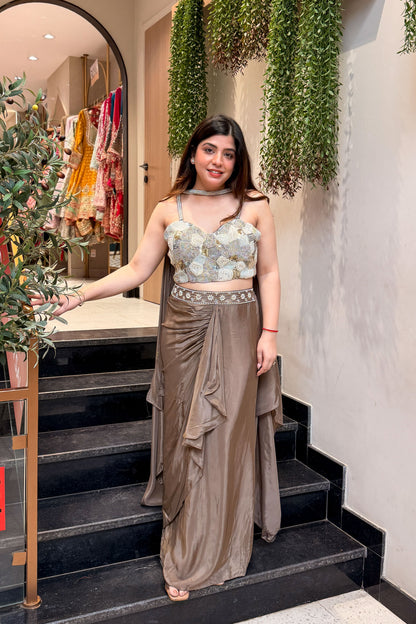 Rudrika Embroidered Skirt Set