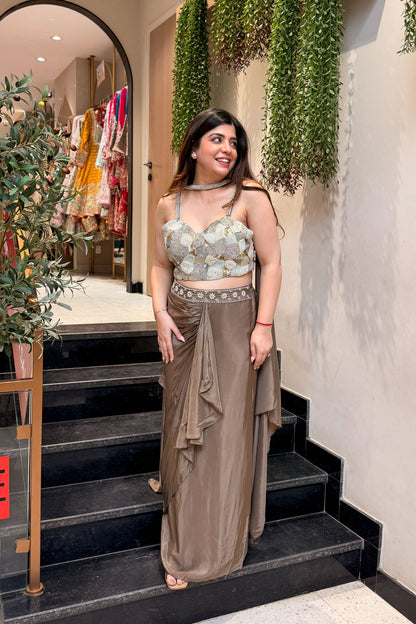 Rudrika Embroidered Skirt Set