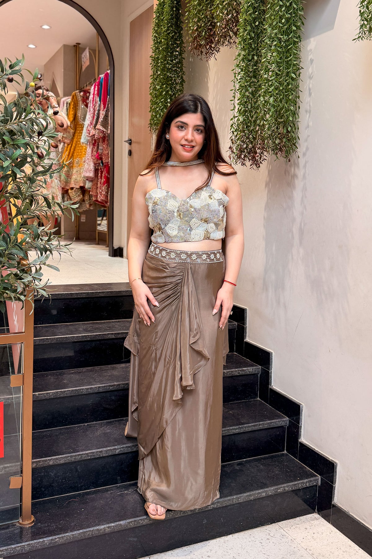 Rudrika Embroidered Skirt Set