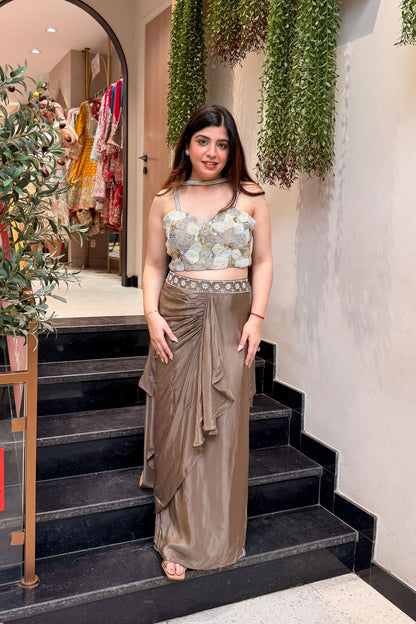 Rudrika Embroidered Skirt Set