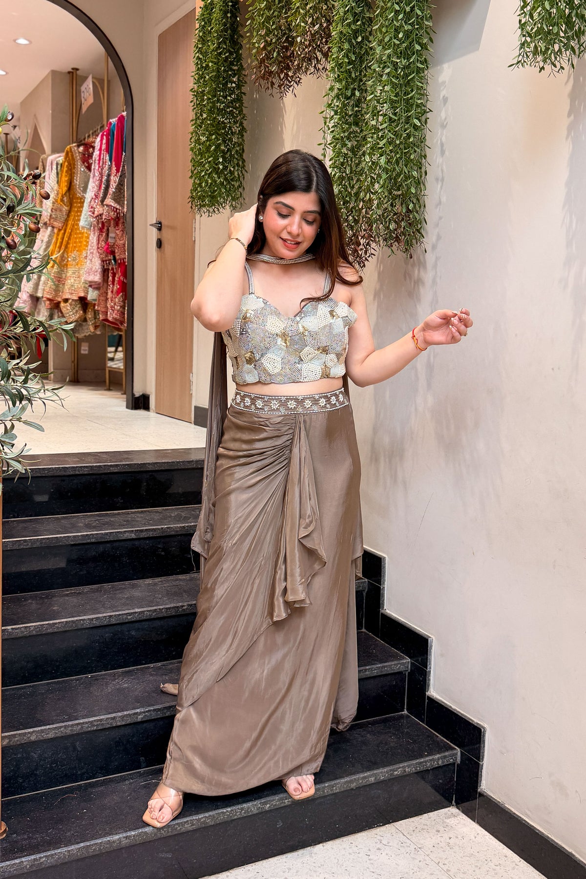 Rudrika Embroidered Skirt Set