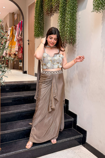 Rudrika Embroidered Skirt Set