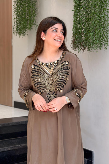 Zavia Embroidered Co ord Set