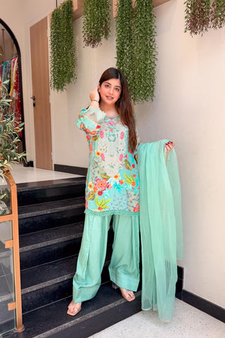 Rameen Pakistani Embroidered Suit Set