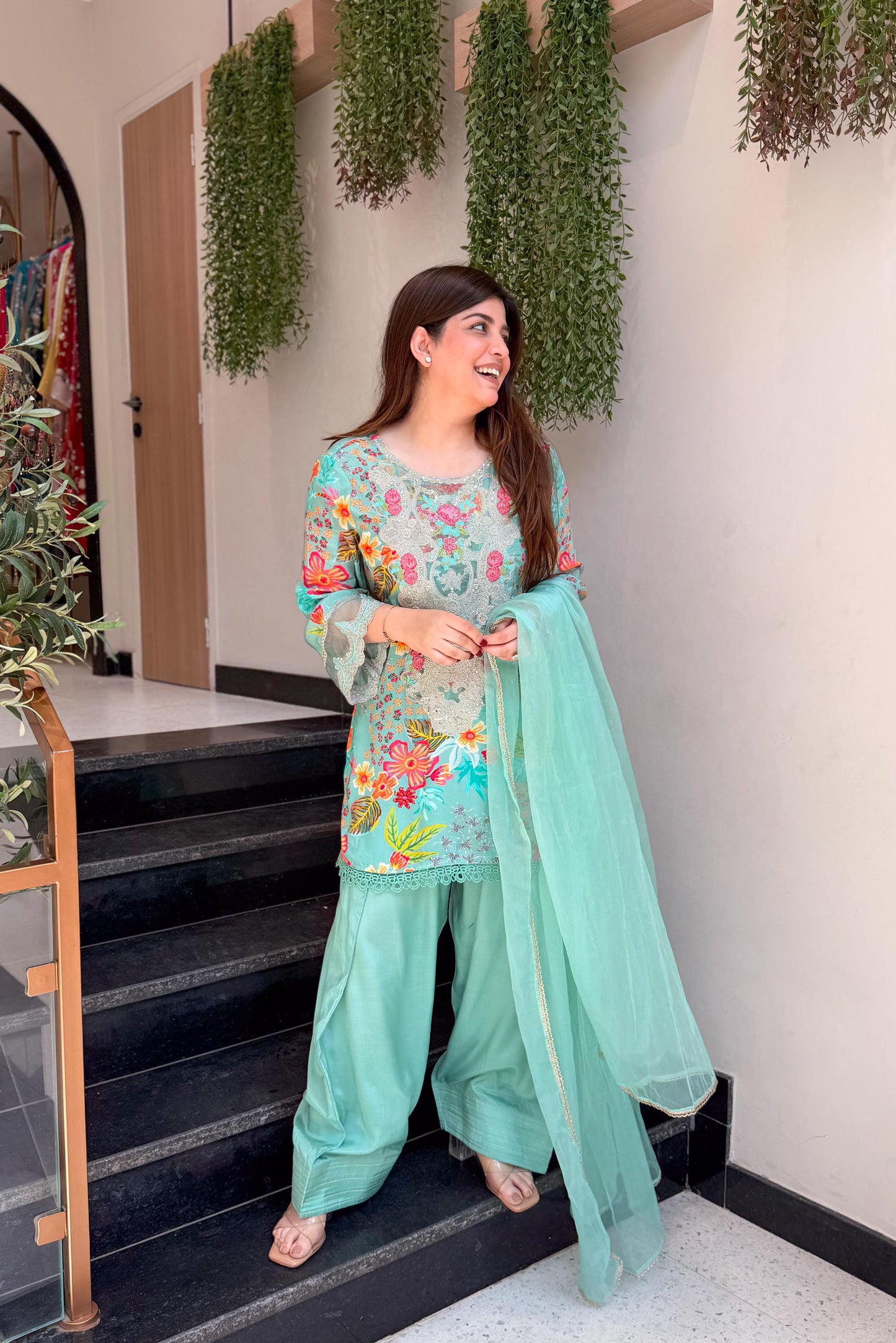 Rameen Pakistani Embroidered Suit Set