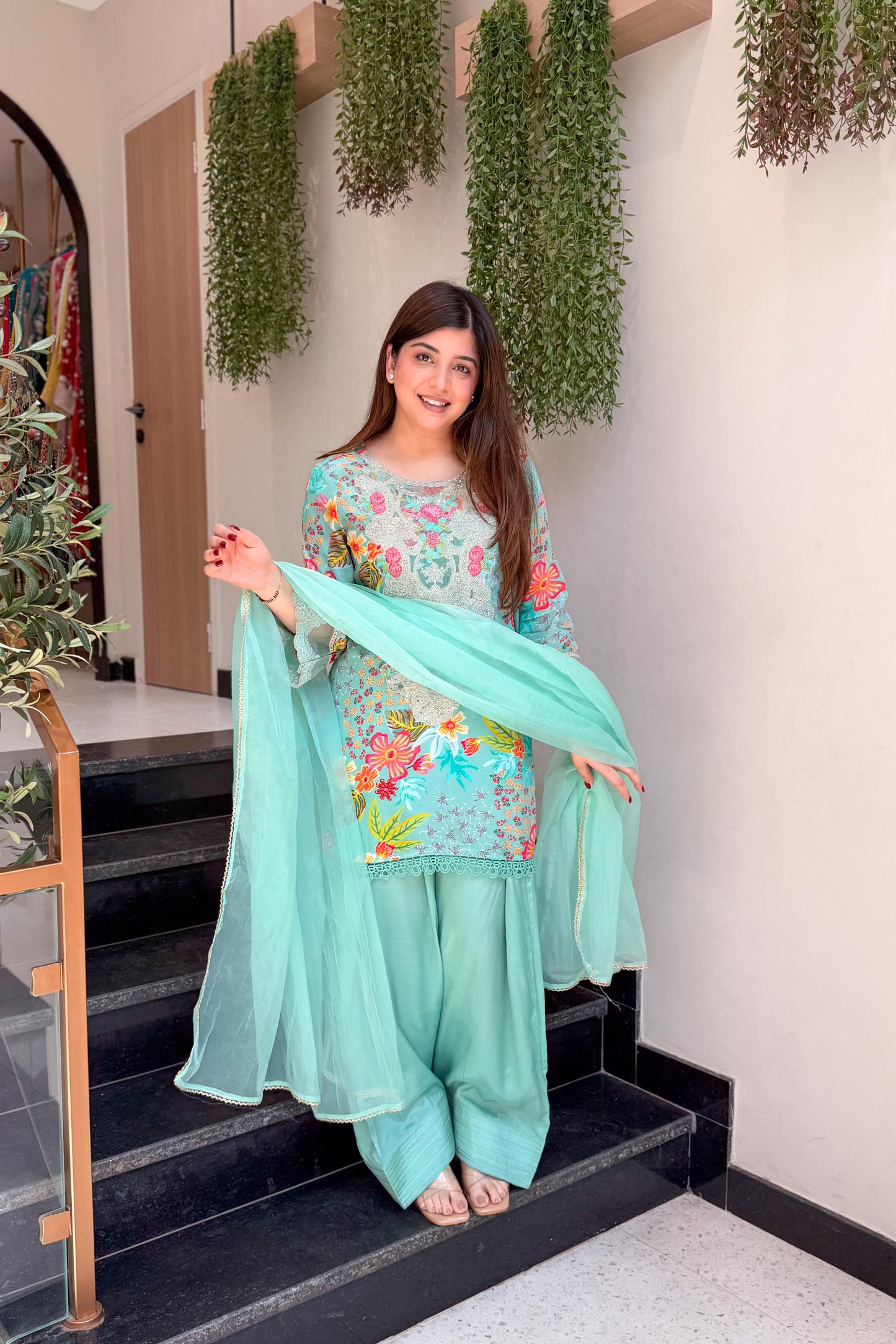 Rameen Pakistani Embroidered Suit Set