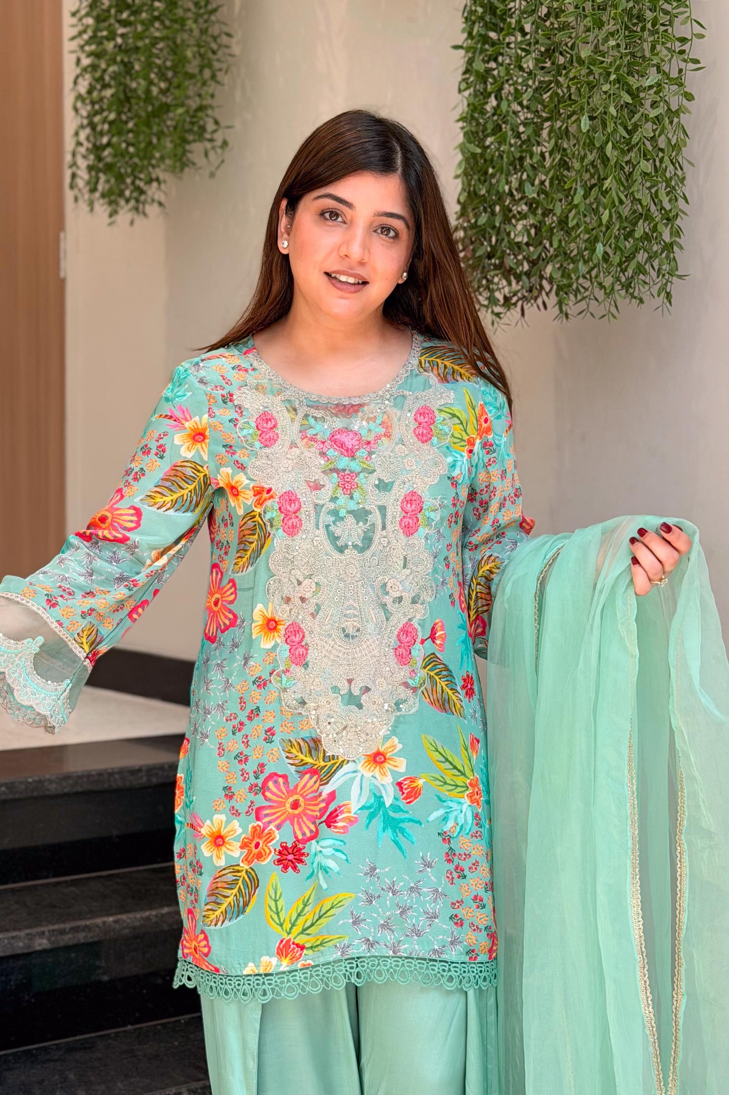 Rameen Pakistani Embroidered Suit Set