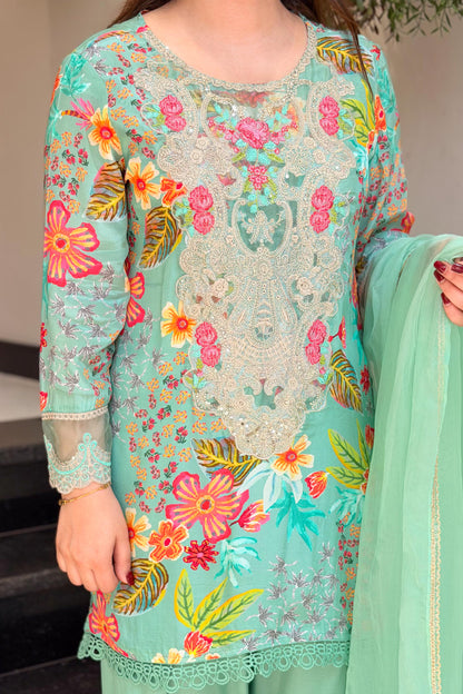 Rameen Pakistani Embroidered Suit Set