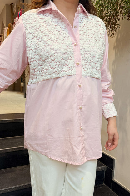 Alba Floral Detailing Shirt