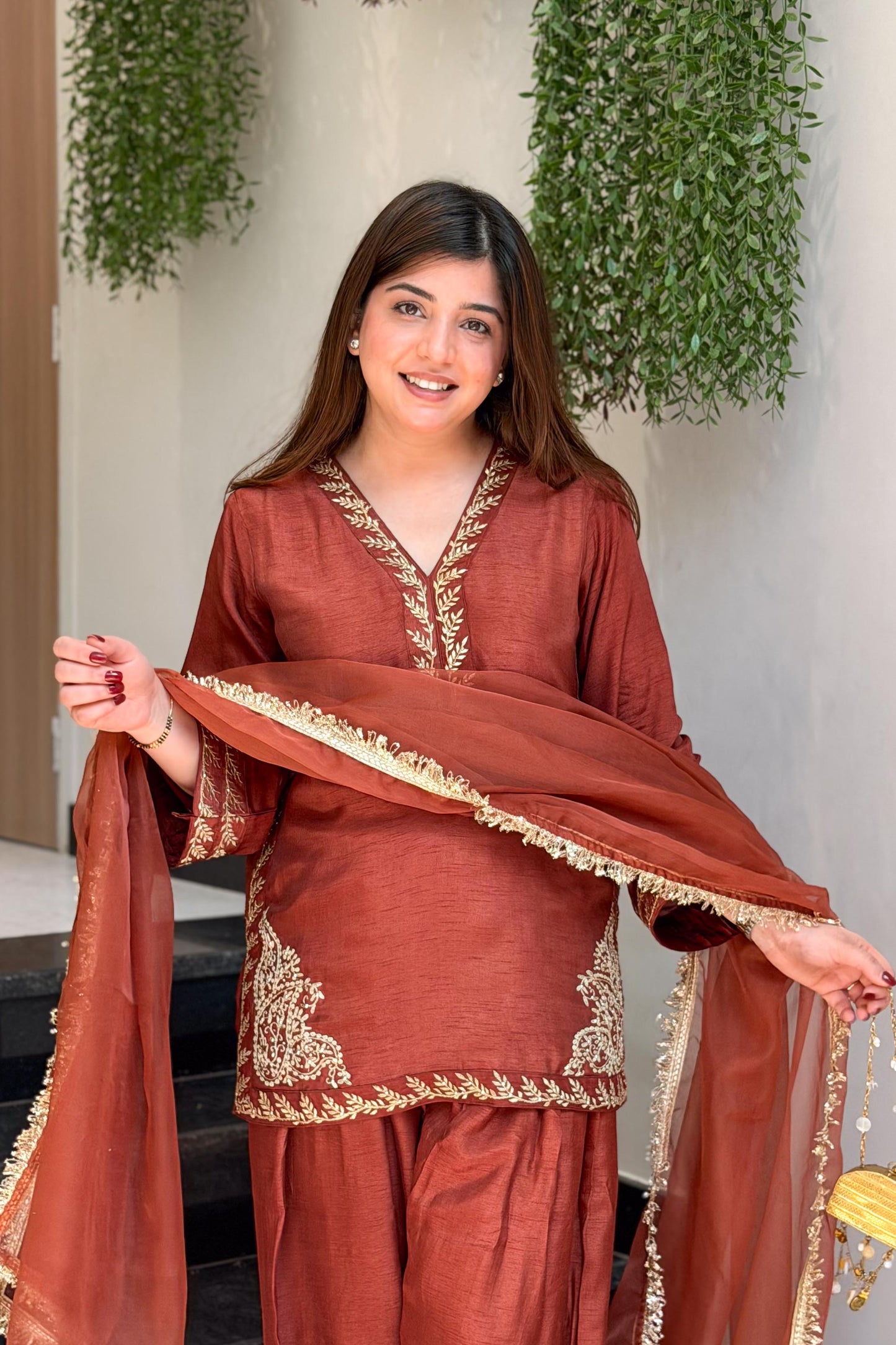Tavishi Embroidered Farshi Salwar Suit Set