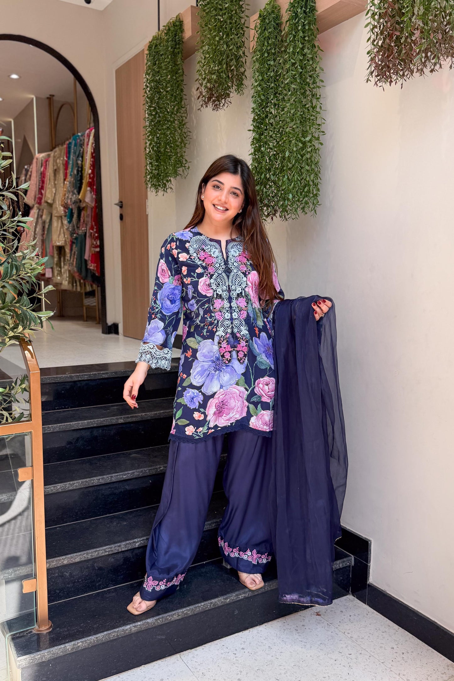 Rameen Pakistani Embroidered Suit Set