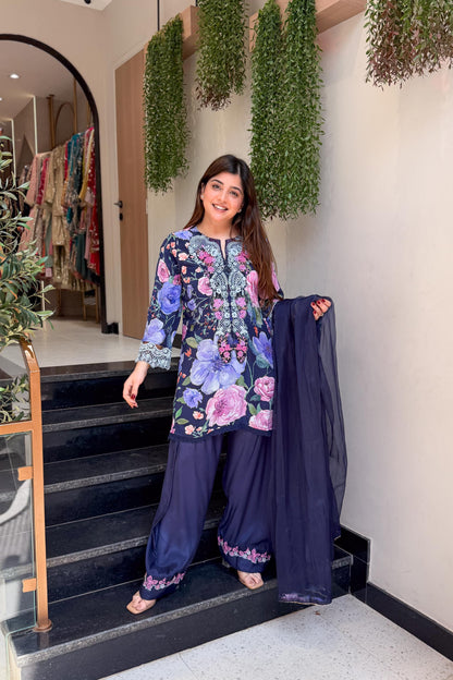 Rameen Pakistani Embroidered Suit Set