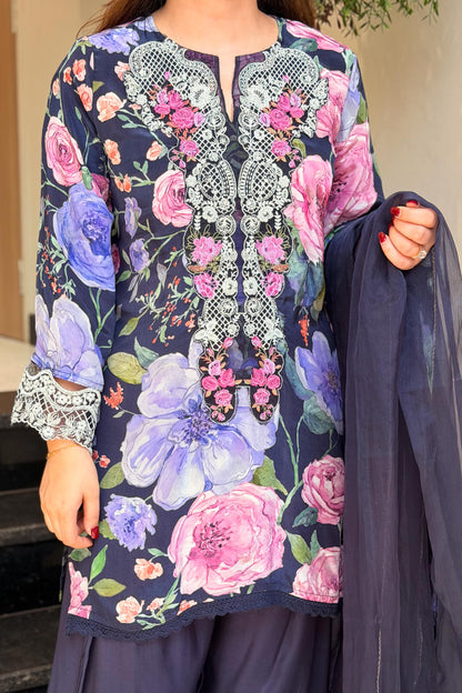 Rameen Pakistani Embroidered Suit Set