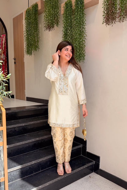 Nivika Mirror Embroidered Co ord Set