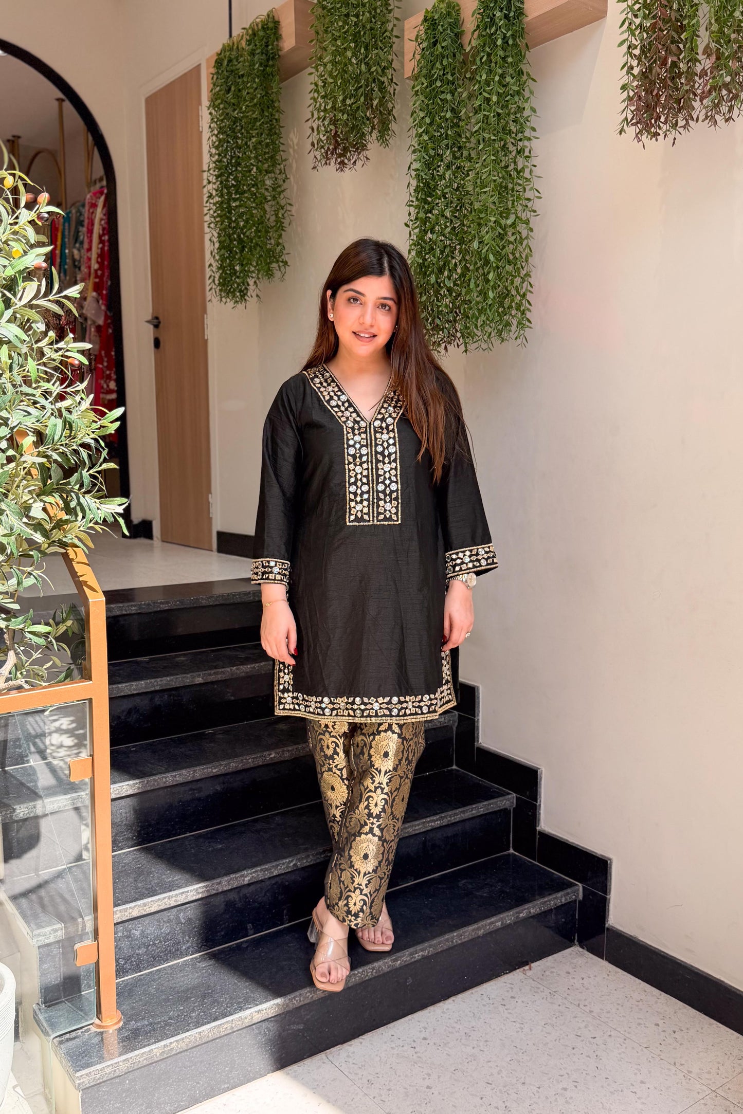 Nivika Mirror Embroidered Co ord Set