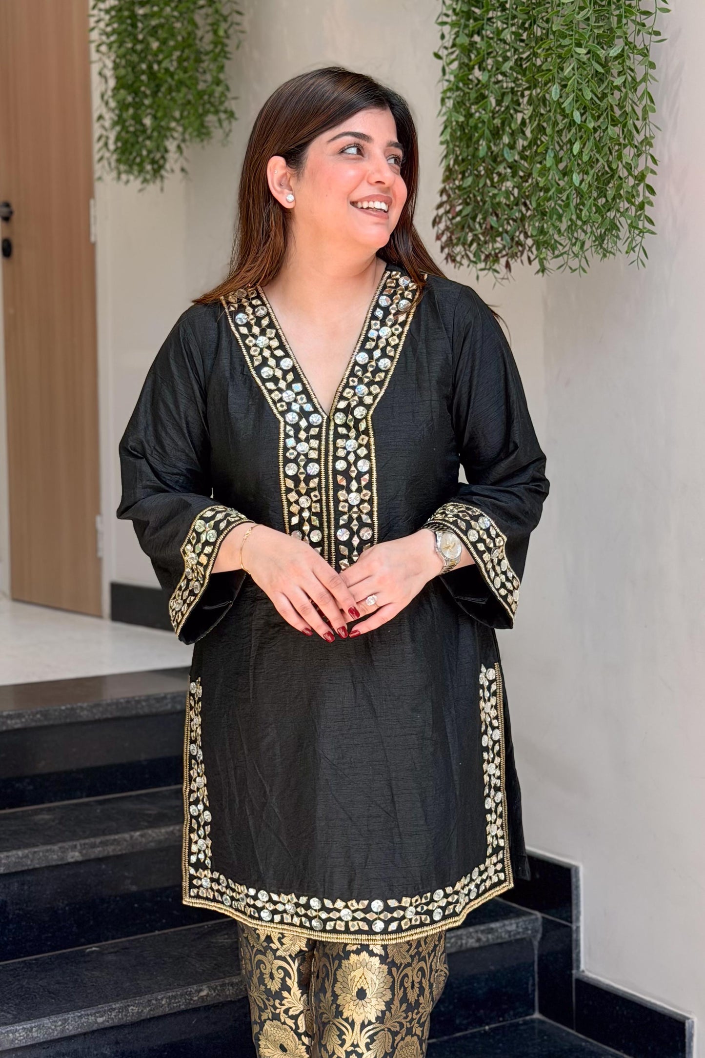 Nivika Mirror Embroidered Co ord Set