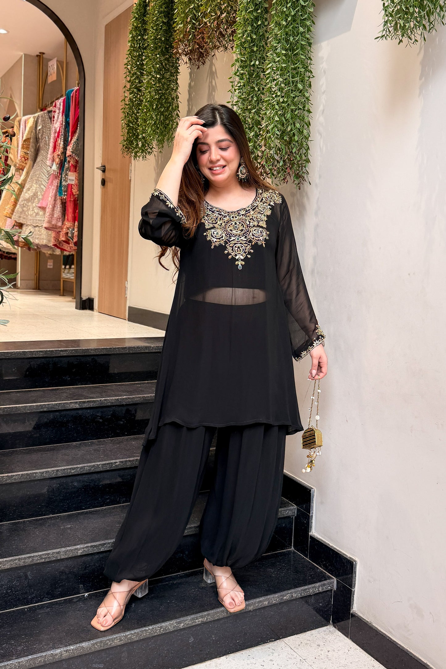 Maevika Embroidered Co ord Set
