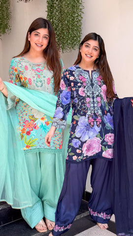 Rameen Pakistani Embroidered Suit Set