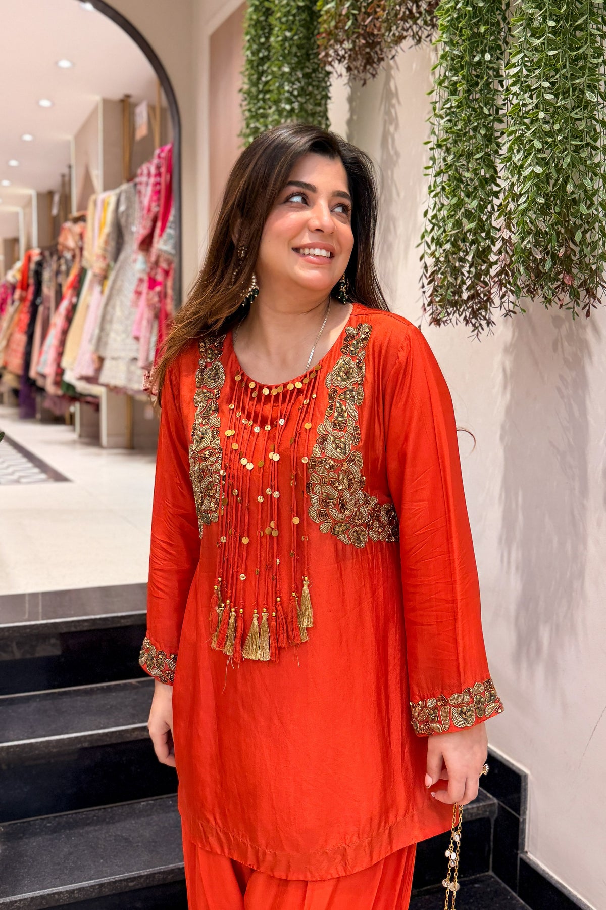 Irumi Hand Embroidered Co ord Set