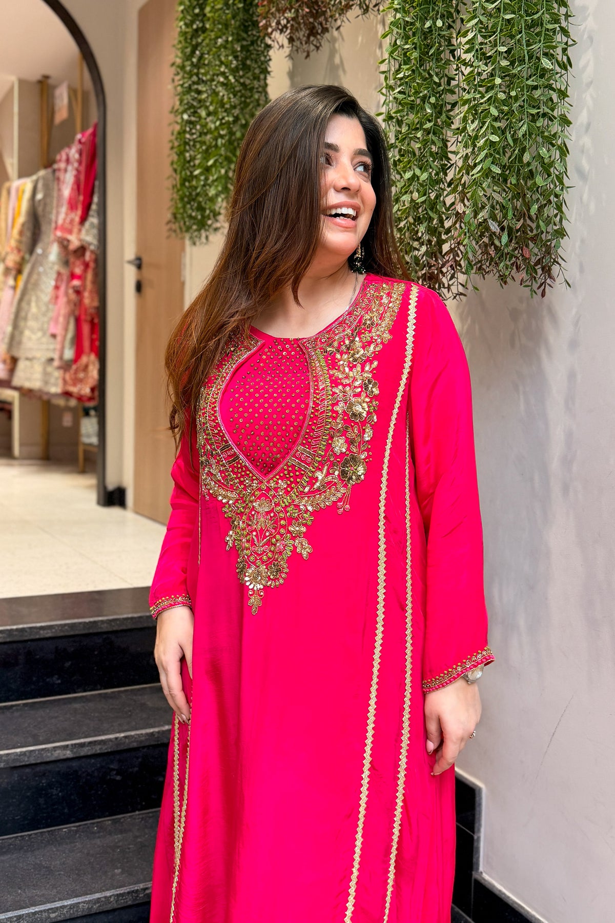 Mihika Hand Embroidered Three Piece Set