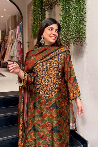 Nayara Floral Printed Long Suit Set